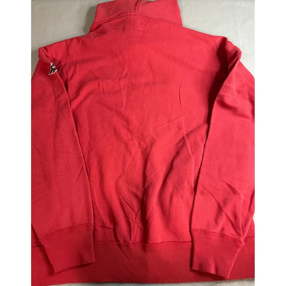 VTG Banner47 US Open‎ 2009 NYC Tennis Hoodie Mens XXL Red Cotton Sweatshirt - Picture 12 of 12